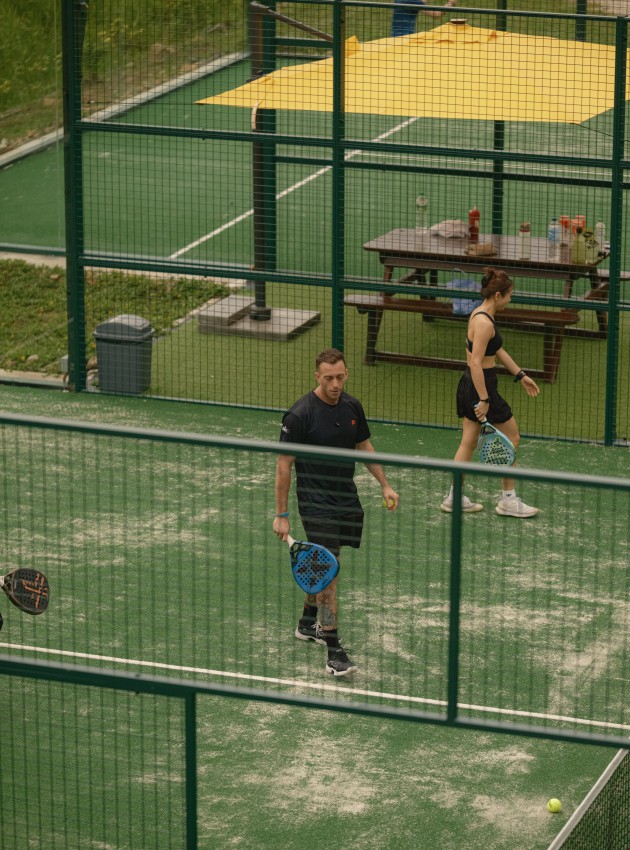 Padel court at Padé